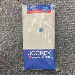 Vintage 2003 Jockey Classic Big Man White Briefs Y Fly size 50 NWT NOS